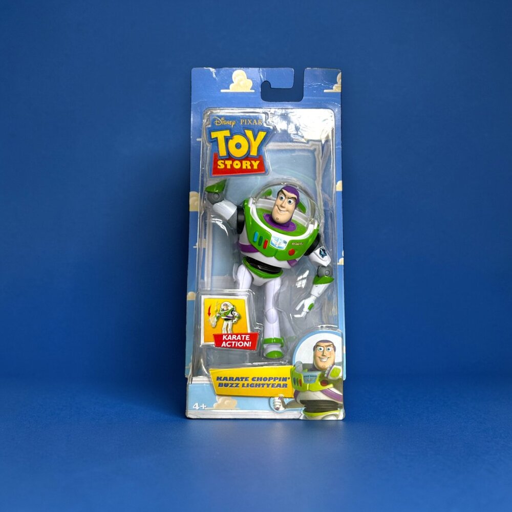 Mattel Disney Pixar Toy Story 2008 KARATE CHOPPIN BUZZ LIGHTYEAR NIB